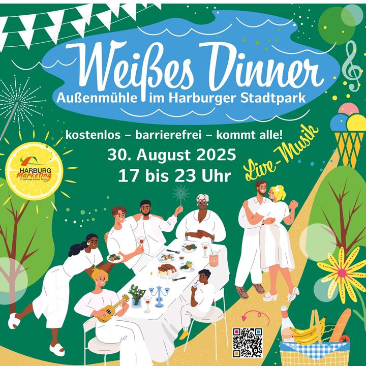 Weißes Dinner