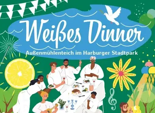 Weißes Dinner